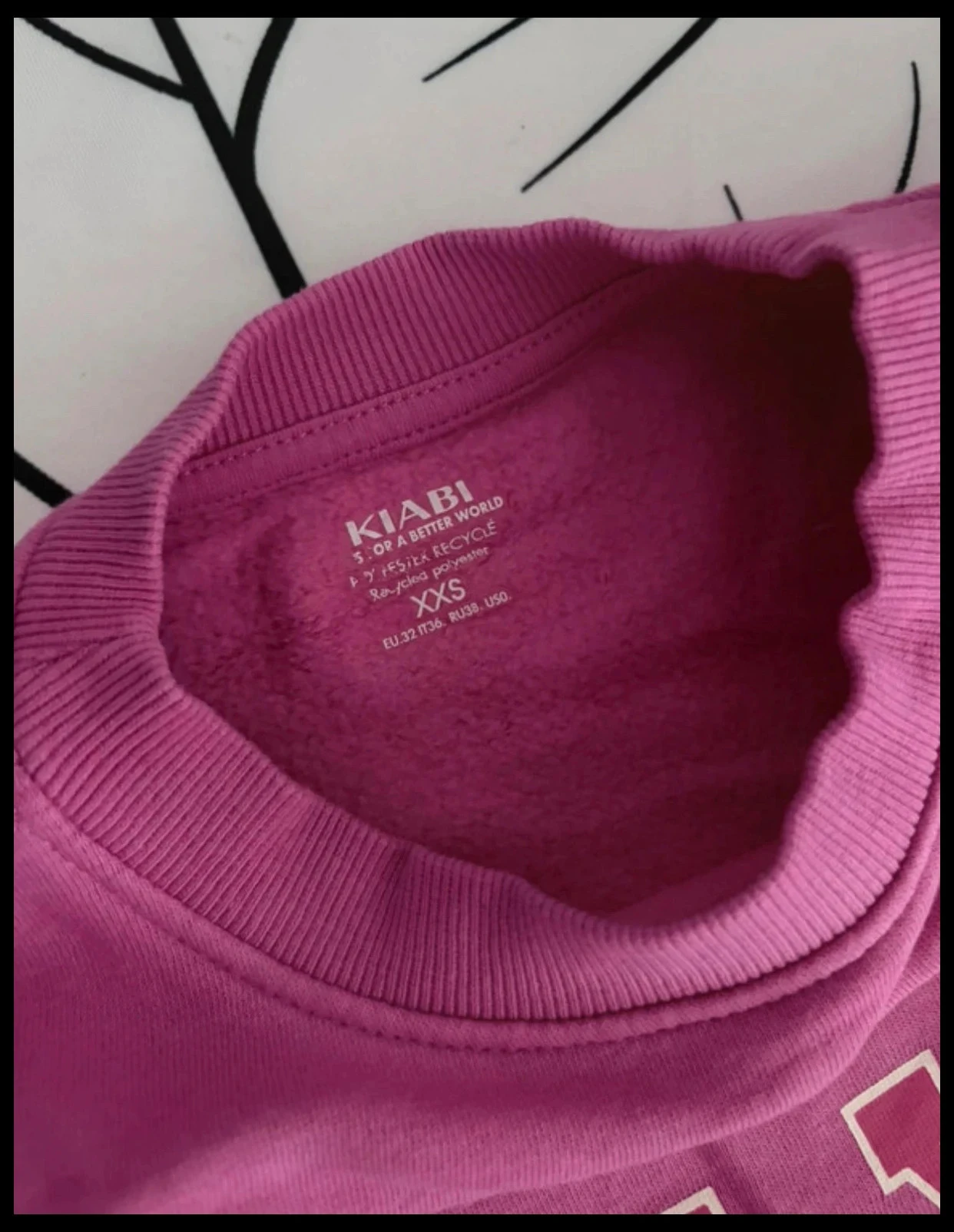 🩷 Sudadera Kiabi «New York USA» rosa fucsia – XXS – photo 4